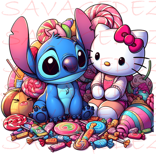 Stitch & Hello Kitty image 0